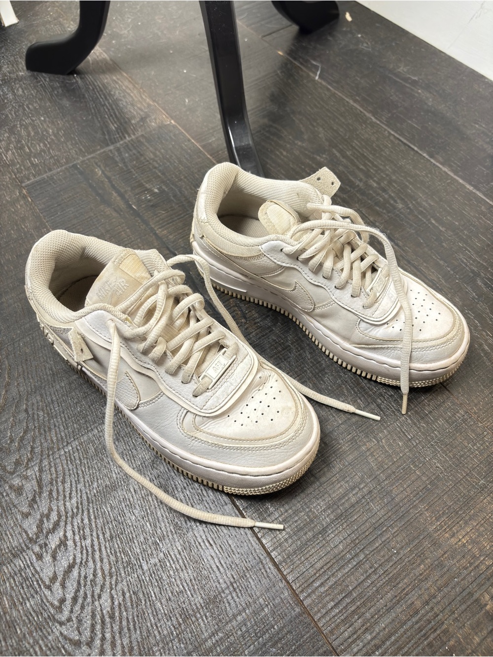 White Nike sneakers